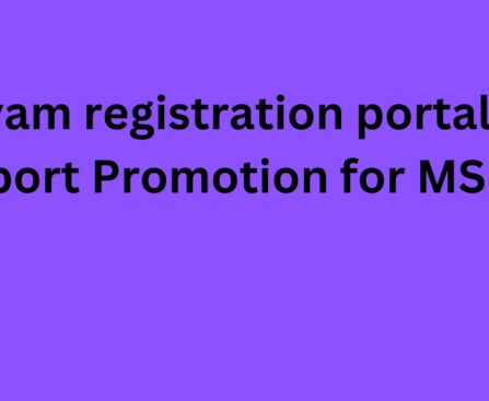 Udyam registration portal and Export Promotion for MSMEs