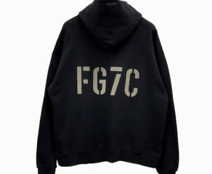 Fear Of God Seventh Collection Hoodie Black