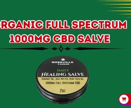 Organic Full Spectrum 1000mg CBD Salve