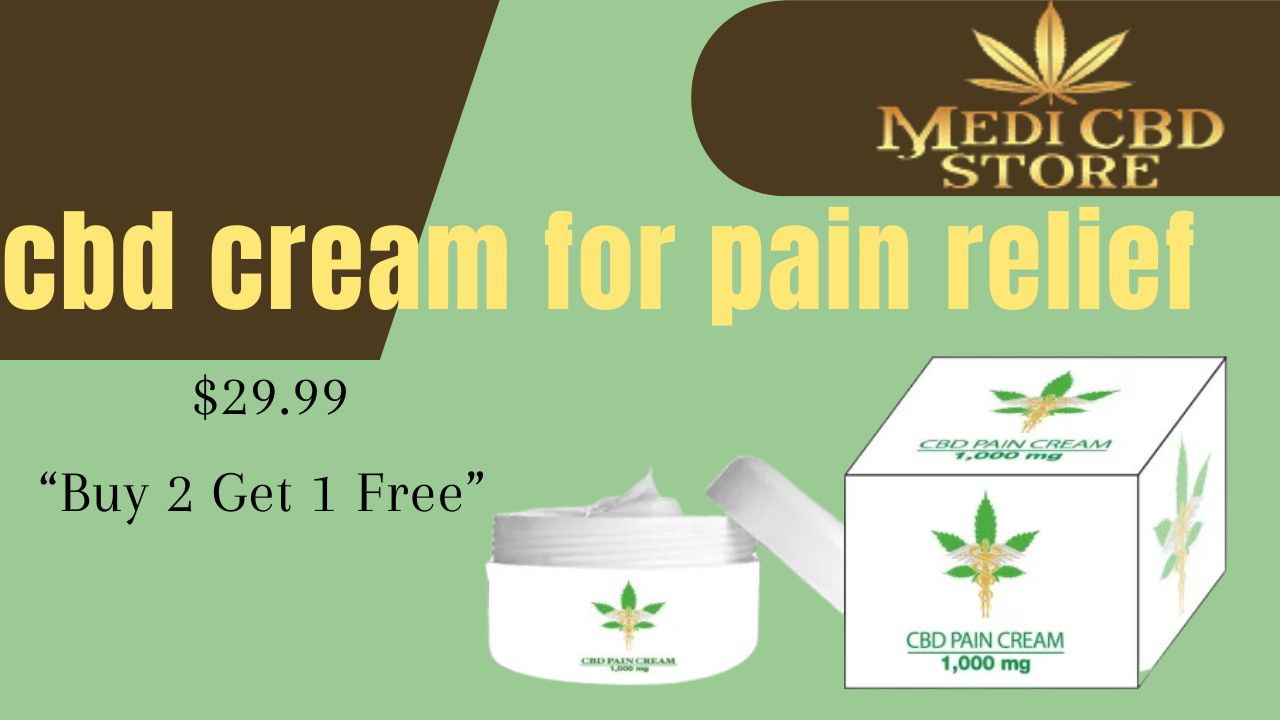 cbd cream for pain relief